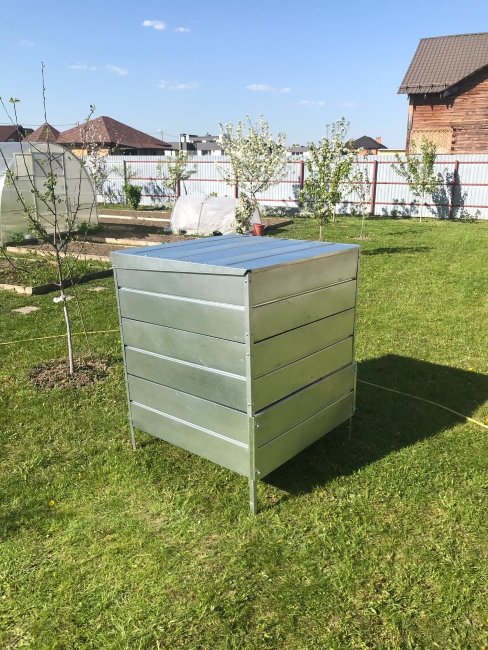 Крышка для компостера оцинкованная 1х1м в Краснодаре